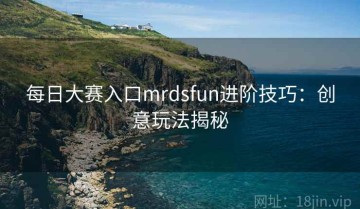每日大赛入口mrdsfun进阶技巧：创意玩法揭秘