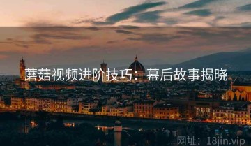 蘑菇视频进阶技巧：幕后故事揭晓