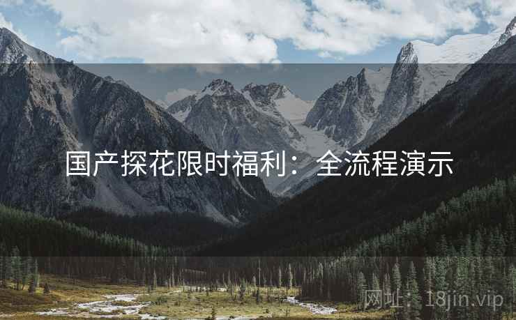 国产探花限时福利：全流程演示