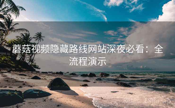 蘑菇视频隐藏路线网站深夜必看：全流程演示
