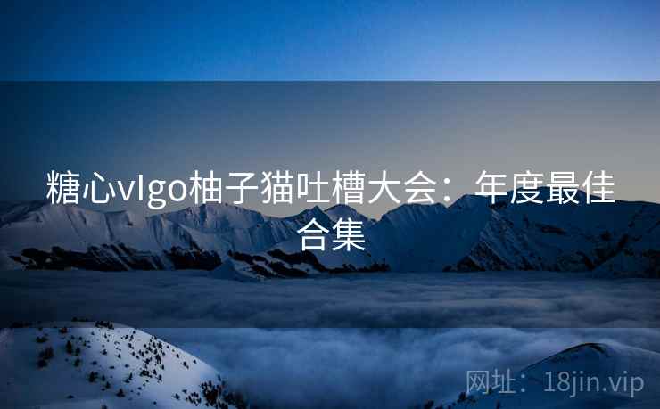 糖心vIgo柚子猫吐槽大会:年度最佳合集 糖心vIgo柚子猫吐槽大会:年度最佳合集
